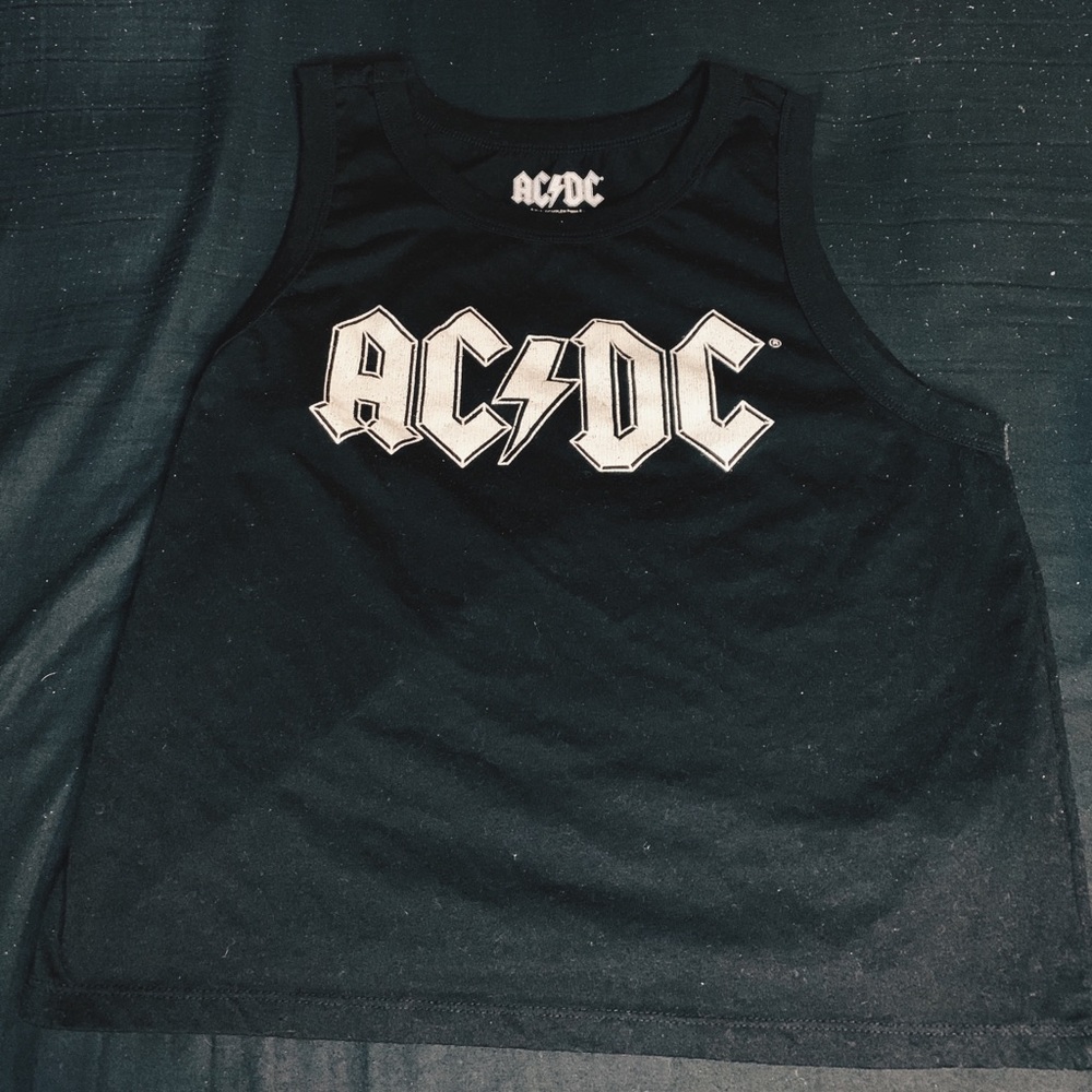 ACDC Cropped Tank Top